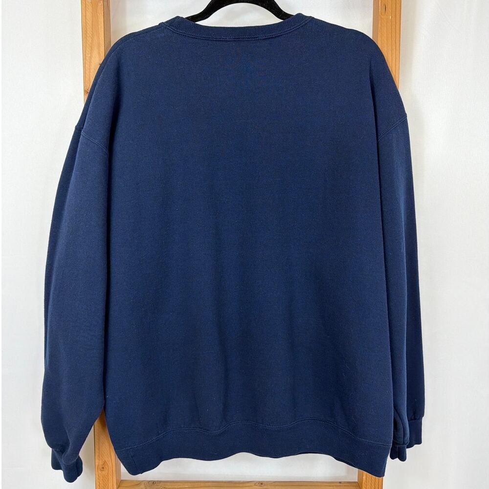 NFL Seattle Seahawks Navy Blue Graphic Pullover Sweatshirt Size XL - Picture 2 of 5